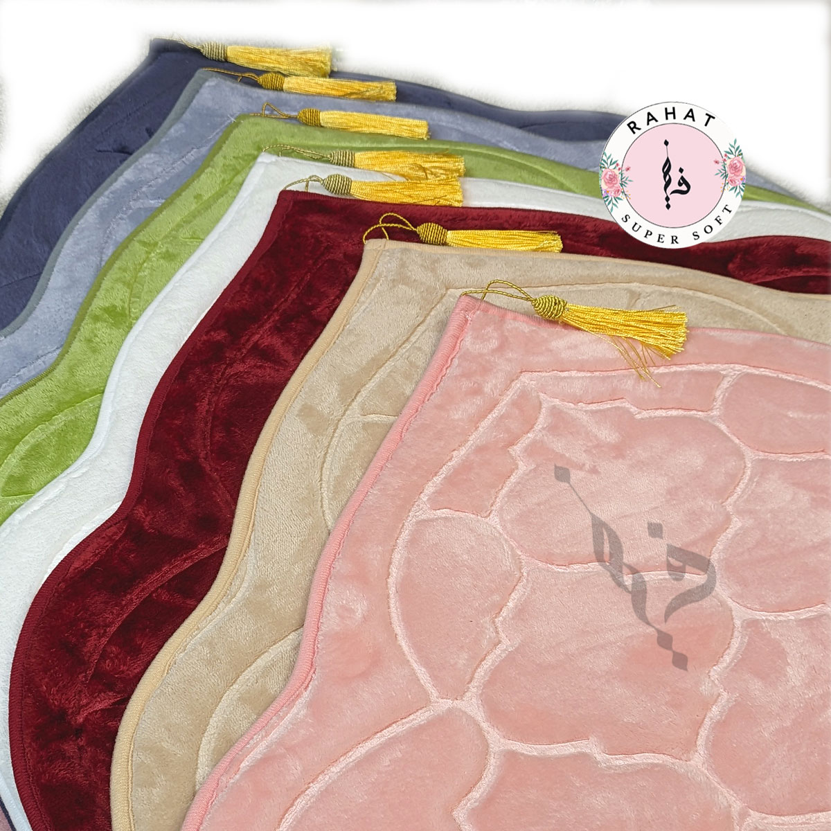 RAHAT SUPER SOFT PADDED PRAYER MAT - MUSALLAH / JANAMAZ IN GIFT BAG RAHAT SUPER SOFT PADDED PRAYER MAT - MUSALLAH / JANAMAZ IN GIFT BAG