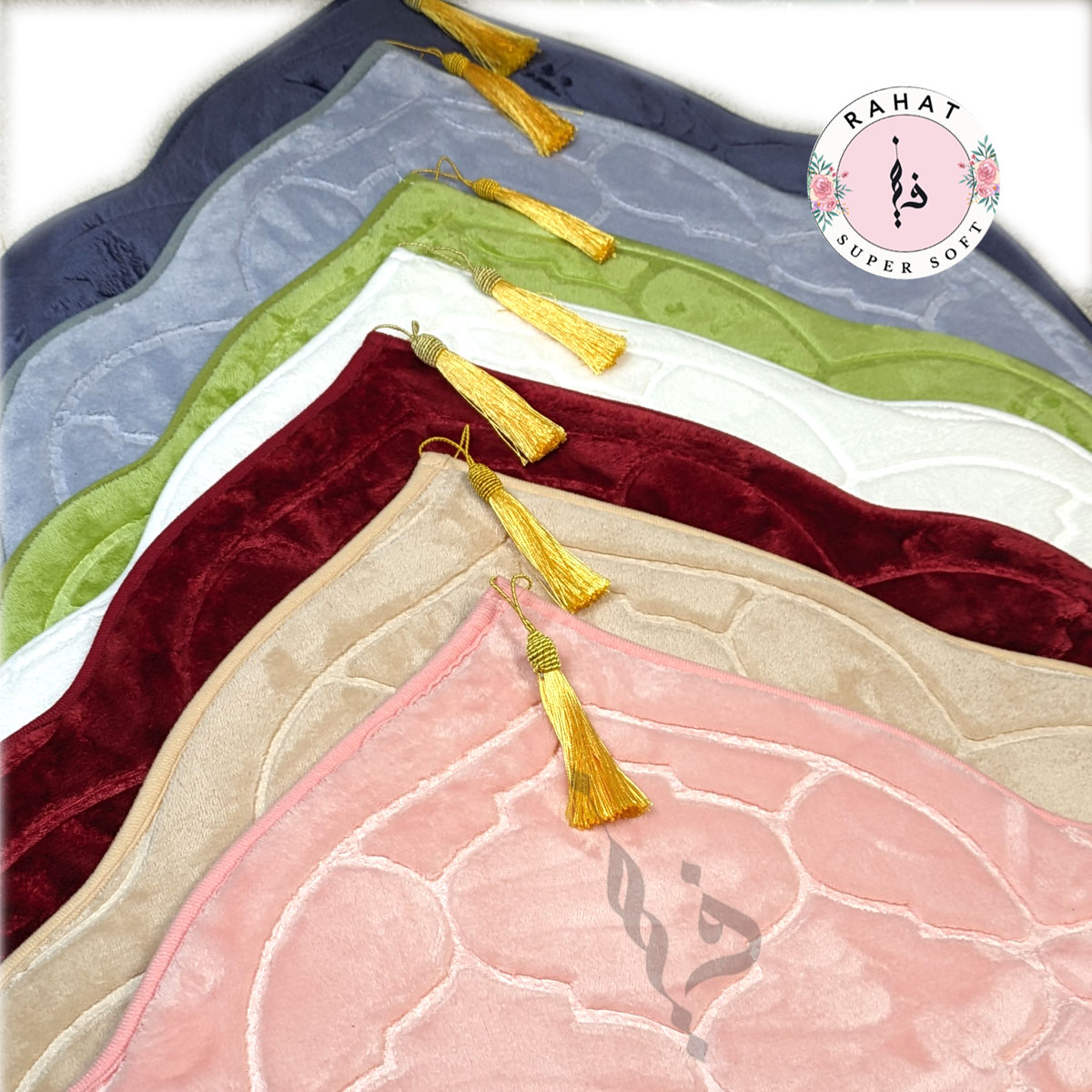 RAHAT SUPER SOFT PADDED PRAYER MAT - MUSALLAH / JANAMAZ IN GIFT BAG RAHAT SUPER SOFT PADDED PRAYER MAT - MUSALLAH / JANAMAZ IN GIFT BAG
