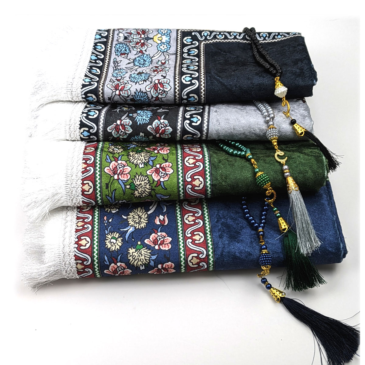 Velvet Prayer Set - Travel Friendly Velvet Prayer Set - Travel Friendly