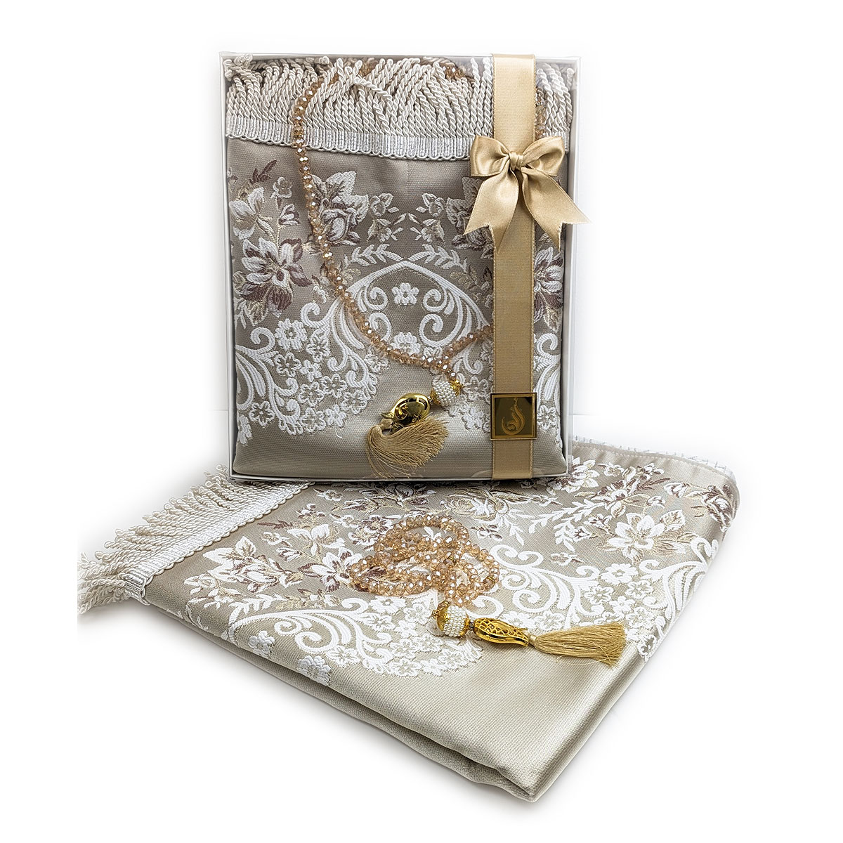 Padded Prayer Mat - Satin - Pastel Colours - Gift Pack - Gift Bag Padded Prayer Mat - Satin - Pastel Colours - Gift Pack - Gift Bag