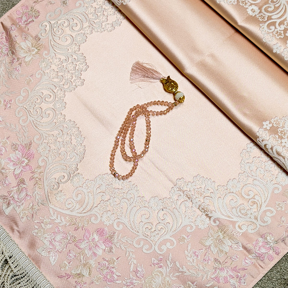 Padded Prayer Mat - Satin - Pastel Colours - Gift Pack - Gift Bag Padded Prayer Mat - Satin - Pastel Colours - Gift Pack - Gift Bag