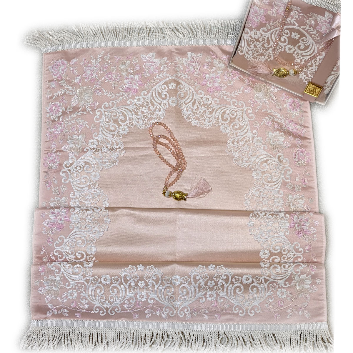 Padded Prayer Mat - Satin - Pastel Colours - Gift Pack - Gift Bag Padded Prayer Mat - Satin - Pastel Colours - Gift Pack - Gift Bag