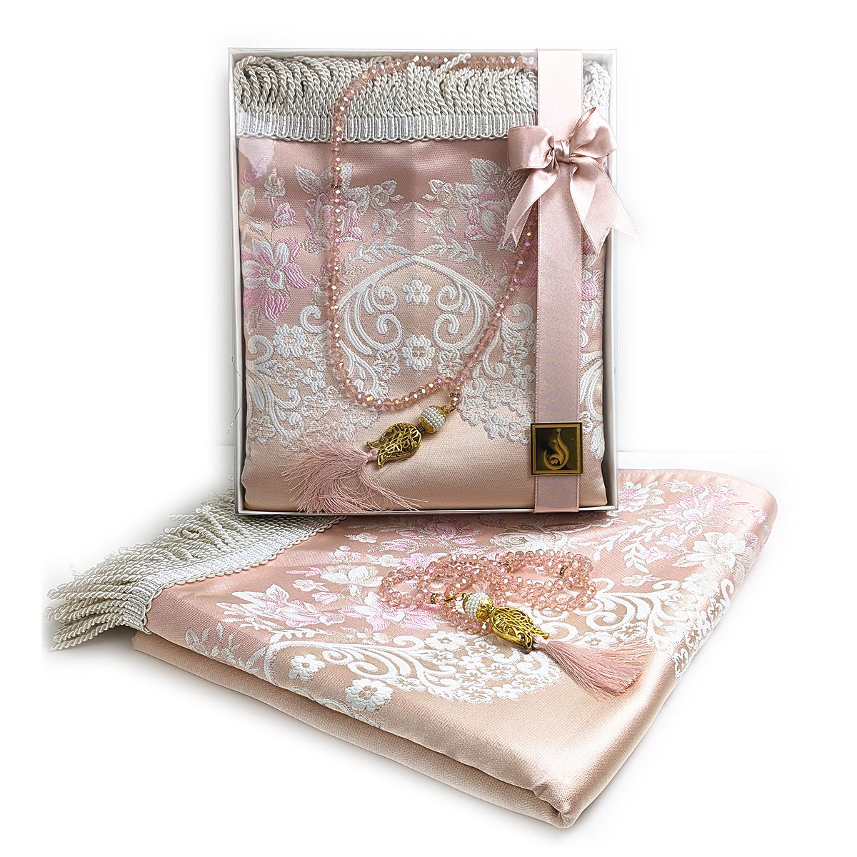 Padded Prayer Mat - Satin - Pastel Colours - Gift Pack - Gift Bag Padded Prayer Mat - Satin - Pastel Colours - Gift Pack - Gift Bag