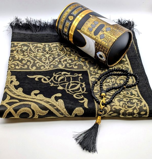 Kaaba Box Prayer Mat and Tasbih