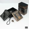 Kaaba Design Gift Set with Pocket Size Quran, Prayer Rug , Pearl Tasbih fatimasughra.com